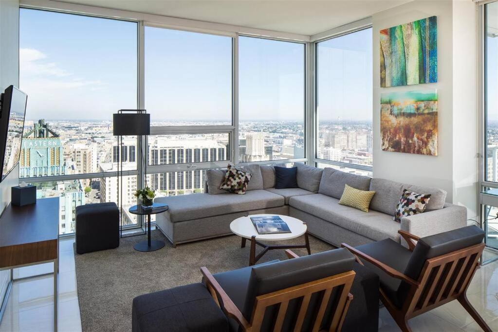 Top Floor High Rise 3 Bed Dtla Skyscraper Penthouse Los Angeles Exteriér fotografie
