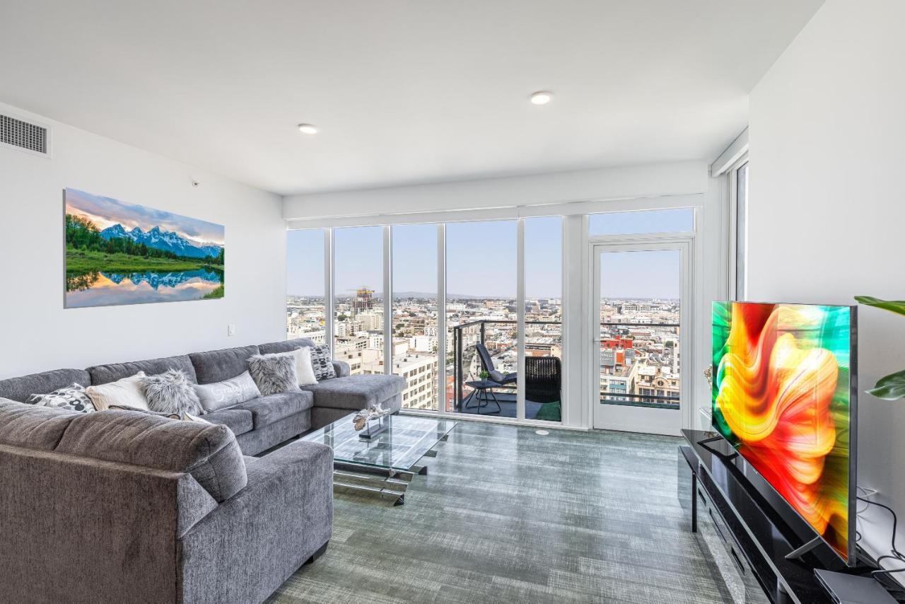Top Floor High Rise 3 Bed Dtla Skyscraper Penthouse Los Angeles Exteriér fotografie