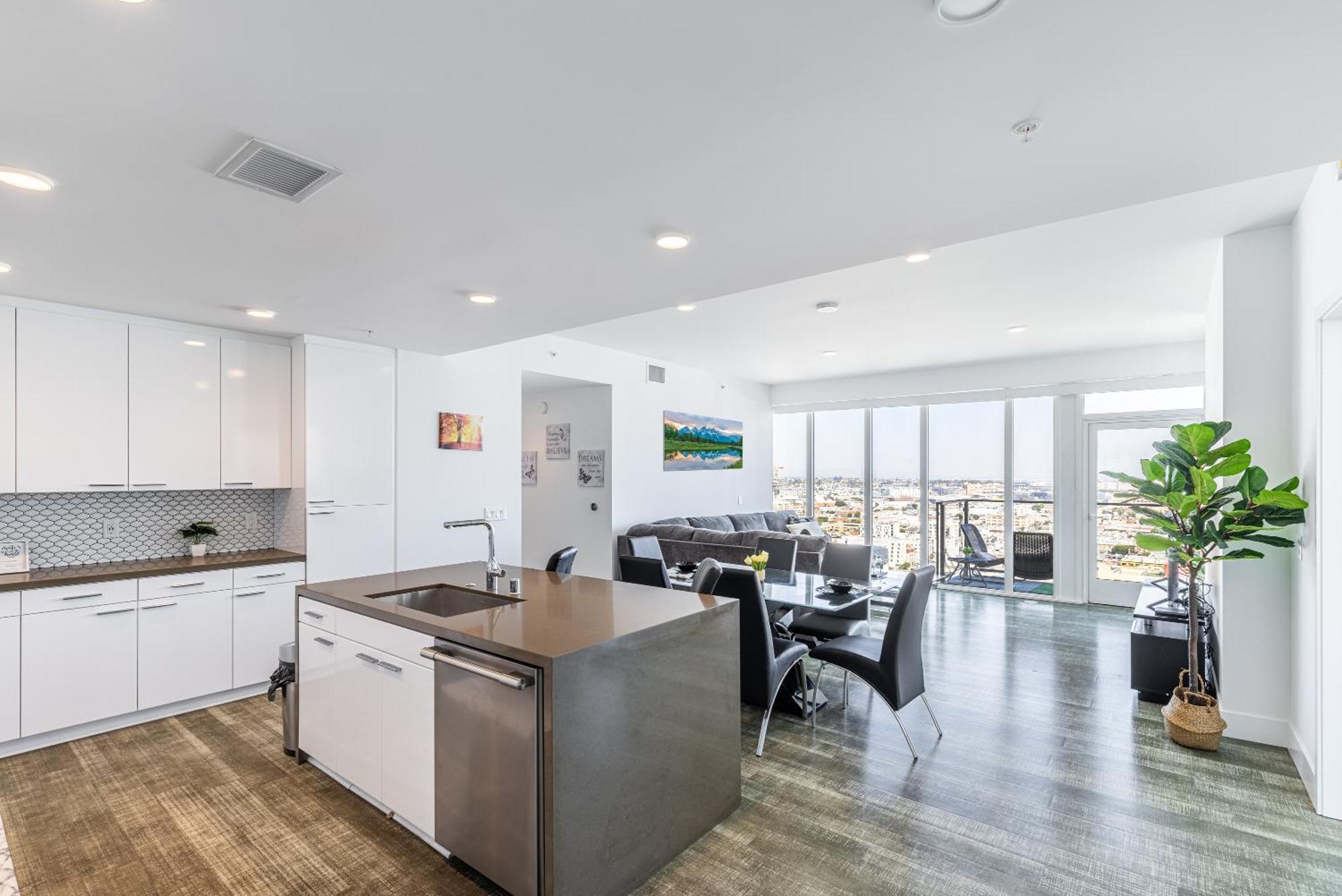 Top Floor High Rise 3 Bed Dtla Skyscraper Penthouse Los Angeles Exteriér fotografie