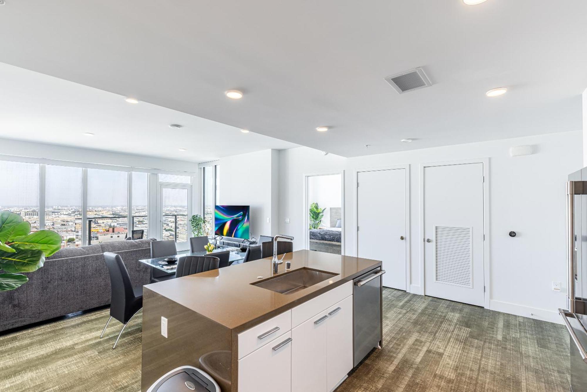 Top Floor High Rise 3 Bed Dtla Skyscraper Penthouse Los Angeles Exteriér fotografie