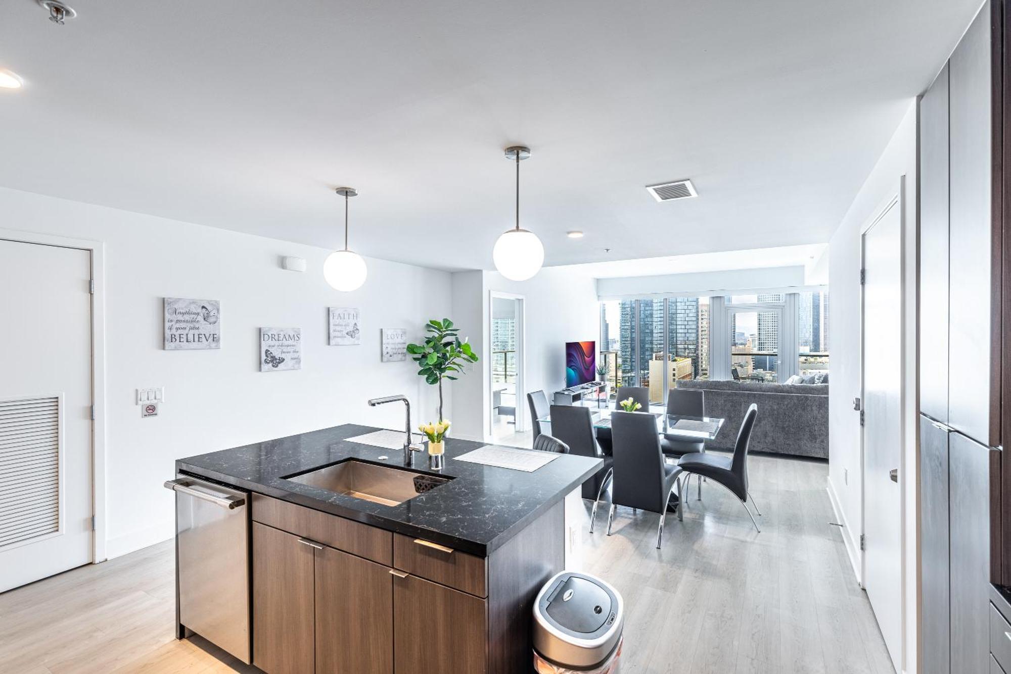 Top Floor High Rise 3 Bed Dtla Skyscraper Penthouse Los Angeles Exteriér fotografie