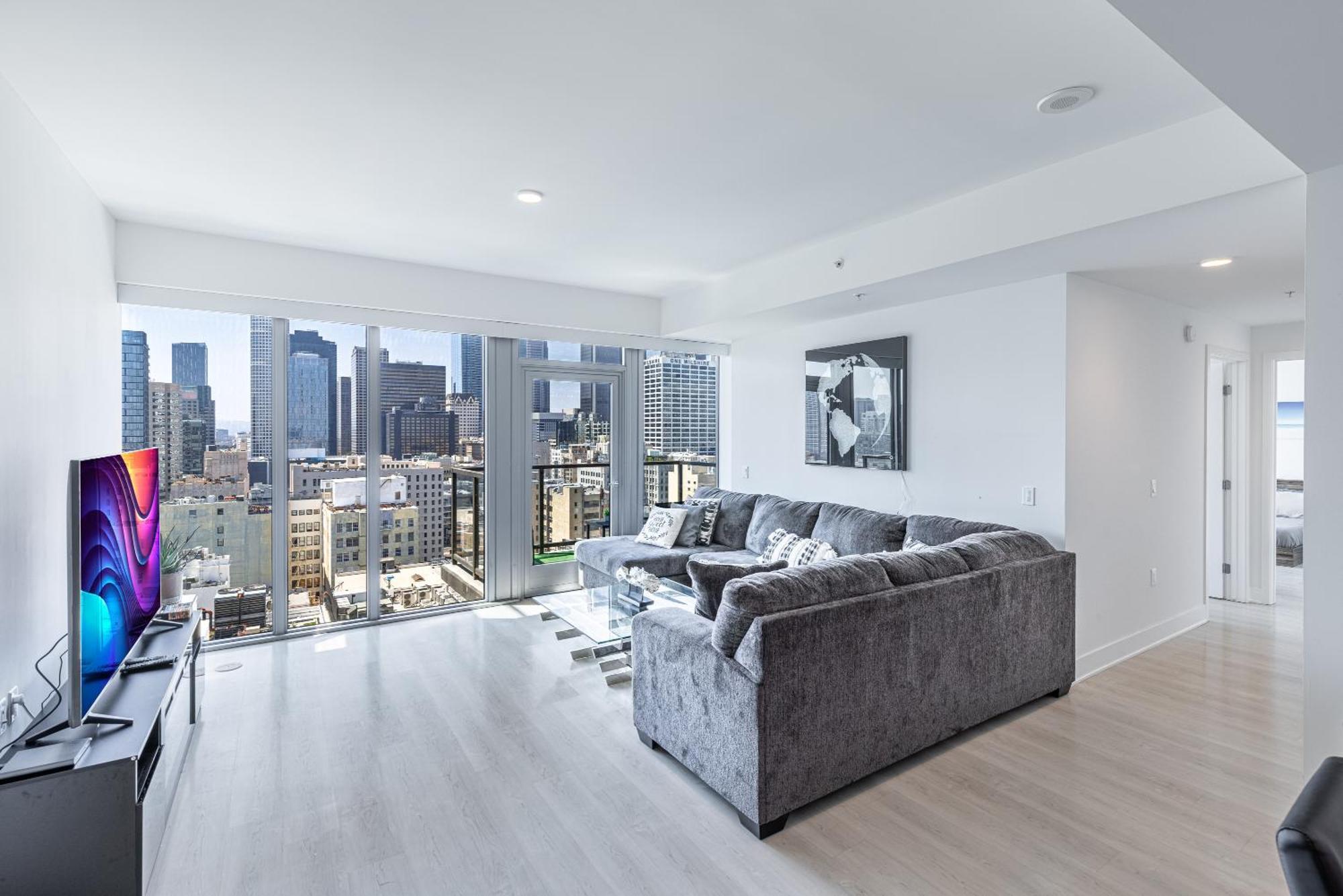 Top Floor High Rise 3 Bed Dtla Skyscraper Penthouse Los Angeles Exteriér fotografie